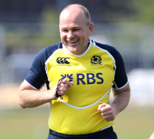 Scotland coach Andy Robinson, Scotland training session, Edinburgh, Scotland, May 24, 2012