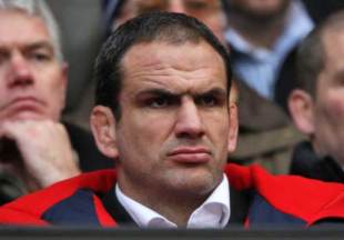 England Team Manager Martin Johnson looks on during the match between England and South Africa at Twickenham in London, England on November 22, 2008.