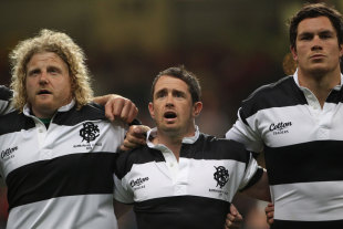 Shane Williams lines up for the Barbarians against Wales, Wales v Barbarians, Millennium Stadium, Cardiff, Wales, June 2, 2012