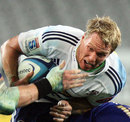 The Stormers' Jean de Villiers tries to break through the defence