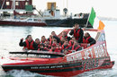 Ireland relax in Auckland with a jet boat ride
