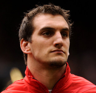 Wales captain Sam Warburton lines up before playing France in the Six Nations. Wales v France, Six Nations, Millennium Stadium, Cardiff, Wales, March 17, 2012