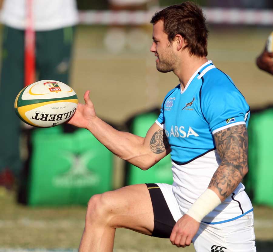 Francois Hougaard in training
