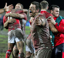 Wales celebrate beating New Zealand