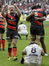 Toulouse's William Servat leads his side's celebrations