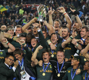 South Africa celebrate winning the IRB Junior World Championship, South Africa v New Zealand, IRB Junior World Championship Final, Newlands, Cape Town, South Africa, June 22, 2012