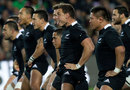 New Zealand perform the Haka prior to their match against Ireland 