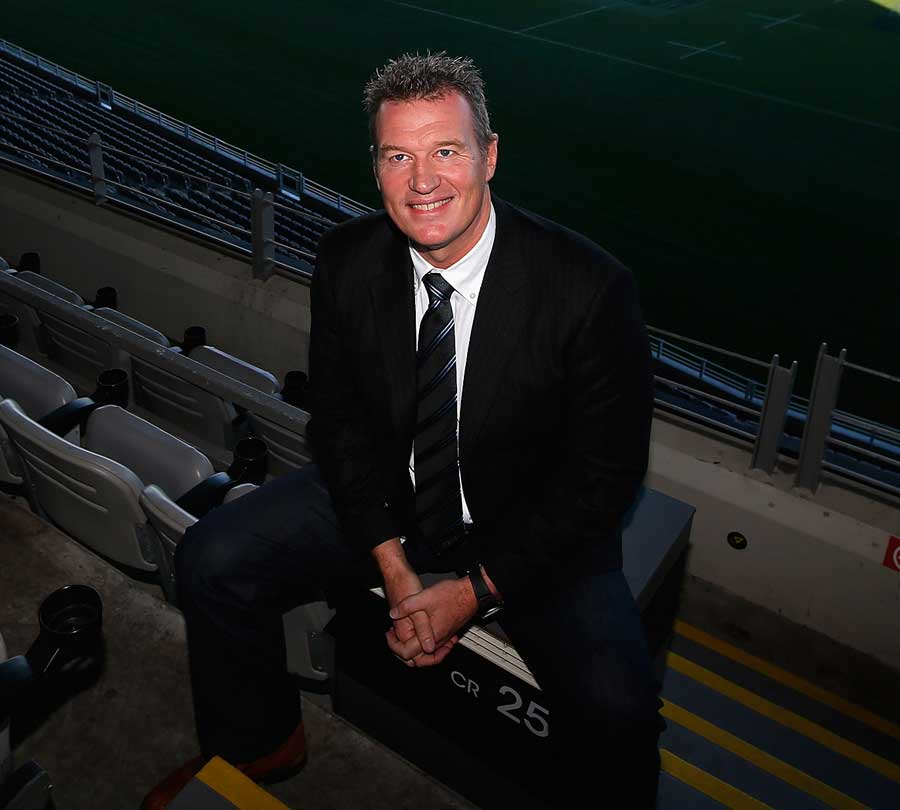 John Kirwan unveiled as the new Blues coach, Eden Park, Auckland, New Zealand, July 17, 2012