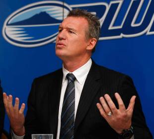 John Kirwan is the man chosen by the Blues to replace Pat Lam, Eden Park, Auckland, New Zealand, July 17, 2012