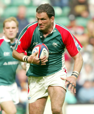 Leicester's Martin Johnson on the charge, Leicester Tigers v London Wasps, Zurich Premiership Final, Twickenham, England, May 14, 2005