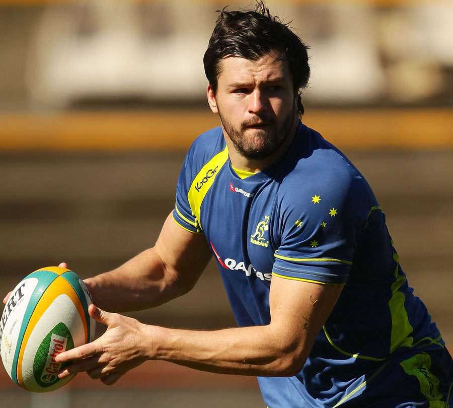 Adam Ashley-Cooper in training with the Wallabies