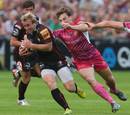 Gloucester's Dan Robson breaks clear of the Exeter defence