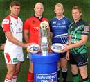 The captains of Ireland's PRO12 sides line up
