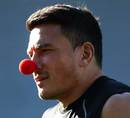 Sonny Bill Williams sports a red nose