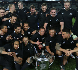 The All Blacks retain the Bledisloe Cup, Eden Park, Auckland, New Zealand, August 25, 2012