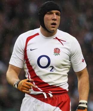 Leicester Tigers and England lock Ben Kay during England's Six Nations win over Ireland at Twickenham, March 15 2008