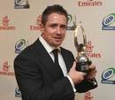 Shane Williams holds the IRB Player of the Year trophy 