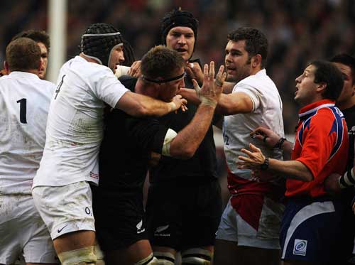 Tempers flare between England and New Zealand