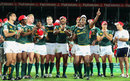 South Africa celebrate after winning the IRB Sevens
