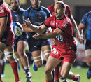 Toulon's Frederic Michalak moves the ball