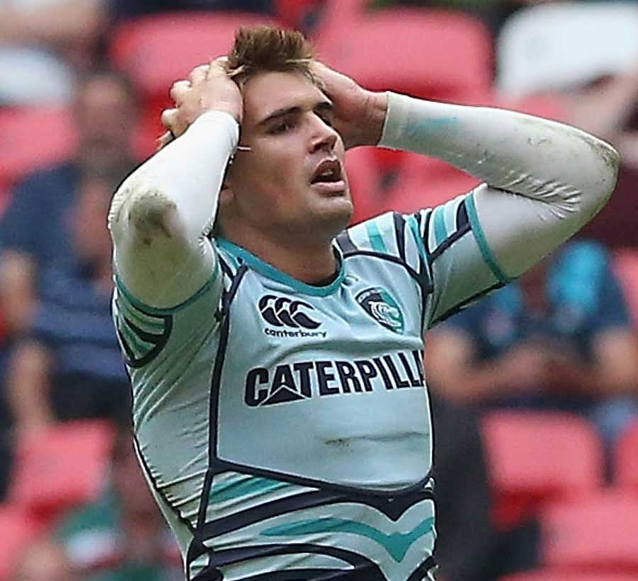 Leicester's Toby Flood reflects on his missed drop-goal attempt