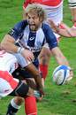 Castres' Antonie Claassen tries to get the ball away