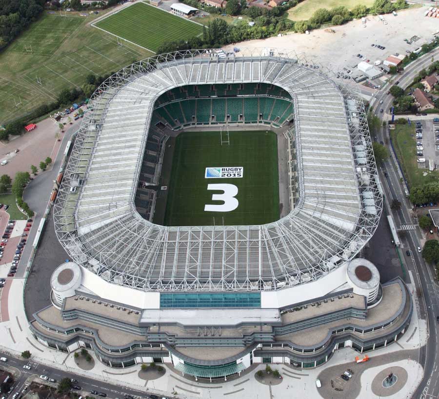 Twickenham marks the three-year countdown to the 2015 Rugby World Cup