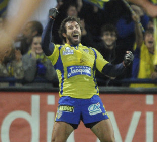 Clermont's Brock James delights at a match-winning drop goal