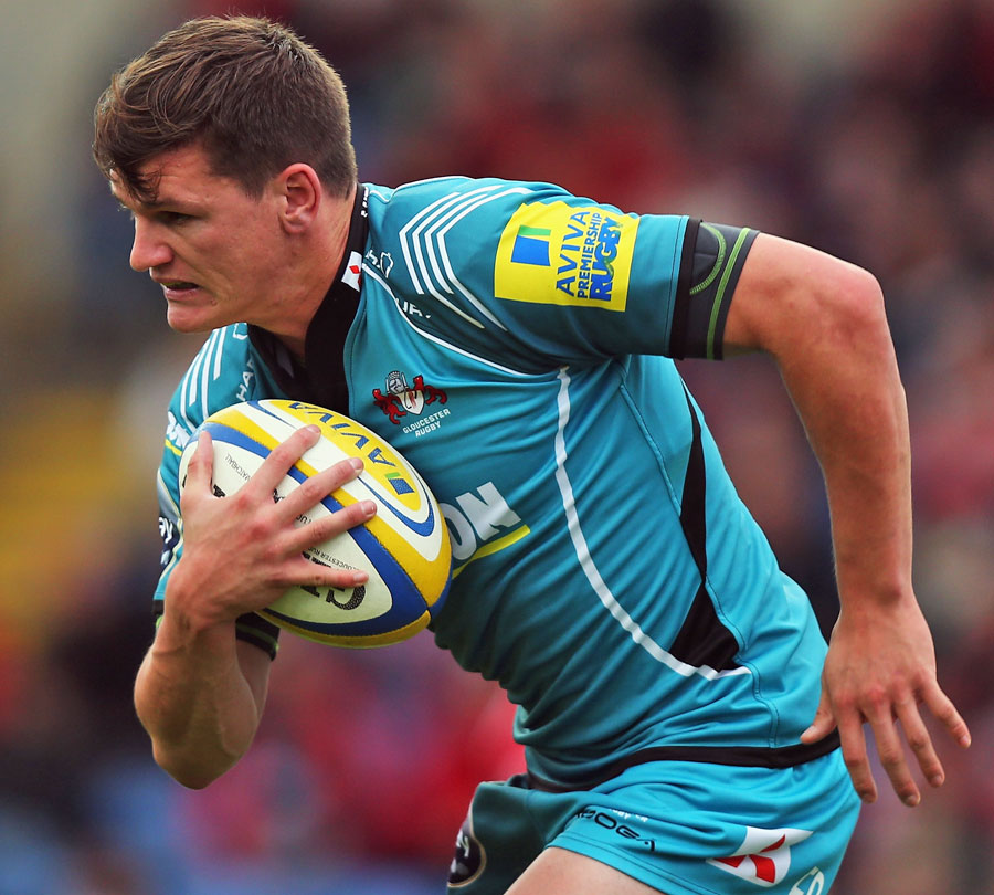 Gloucester's Freddie Burns exploits some space