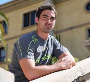South Africa's Ruan Pienaar poses in a portrait session, Montecasino, Johannesburg, South Africa, October 3, 2012