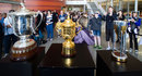 The Bledisloe Cup, the World Cup and the Rugby Championship trophy