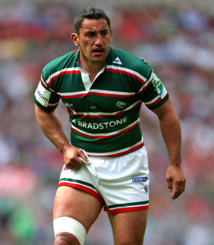 Leicester's Daryl Gibson, Leicester Tigers v London Wasps, Heineken Cup Final, Twickenham, England, May 20, 2007