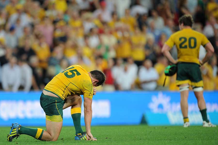 Australia fullback Mike Harris reflects on a missed opportunity