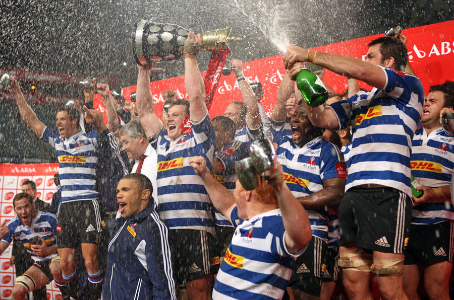 Western Province celebrate winning the Currie Cup crown