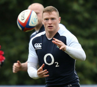 England's Chris Ashton fields a pass in training, England training session, Pennyhill Park, Bagshot, England, November 15, 2012