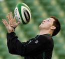 Ireland's Craig Gilroy goes for the high ball