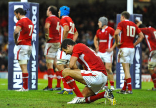 Wales' Mike Phillips reflects on a game that got away from his side, Wales v Australia, Millennium Stadium, Cardiff, Wales, December 1