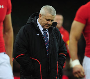 Wales coach Warren Gatland is lost in thought, Wales v Australia, Millennium Stadium, Cardiff, Wales, December 1