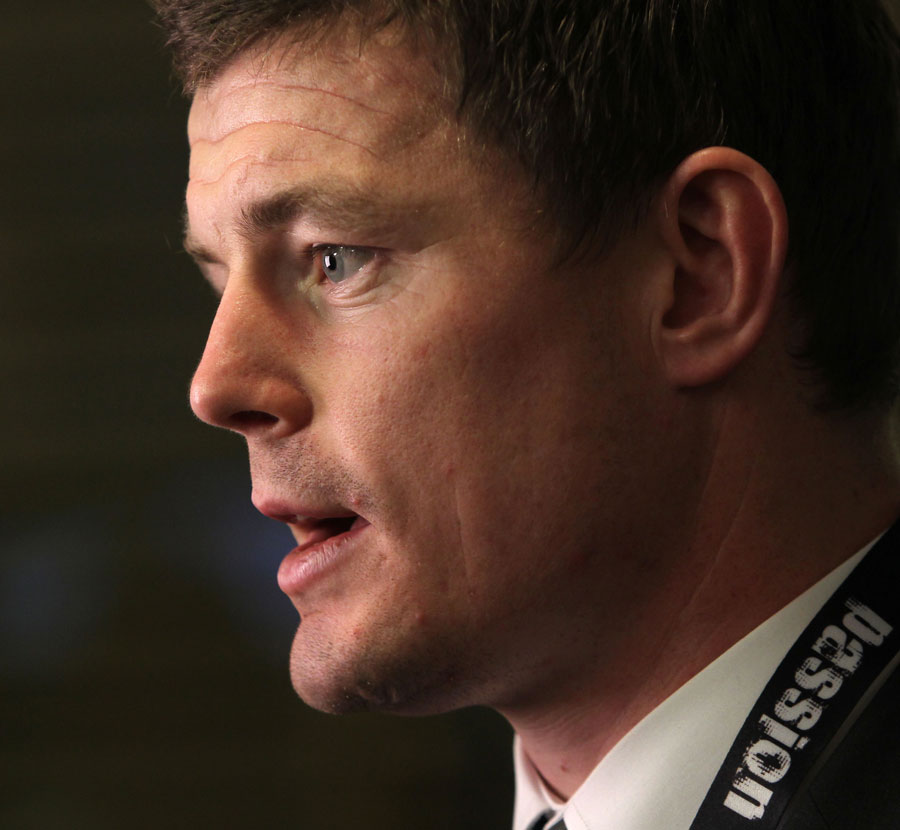 Ireland captain Brian O'Driscoll at the 2015 World Cup draw