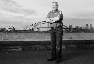 British & Irish Lions boss Warren Gatland poses in front of the Sydney Harbour Bridge, Sydney, Australia, December 14, 2012