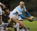 Paul Hodgson clears the ball from the scrum