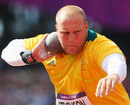 Melbourne Rebels prop Dale Stevenson competing at the 2012 Olympics