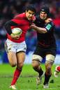 Munster's Conor Murray tries to break away from Stuart McInally 