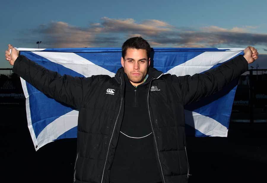 Sean Maitland on the day he was named in the Scotland squad