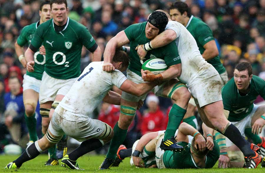 Ireland's Sean O'Brien finds his way blocked