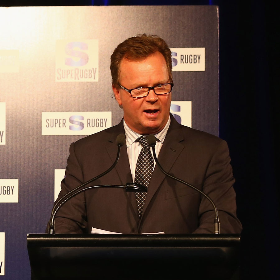ARU CEO Bill Pulver faces the media during the 2013 Australian Super Rugby launch