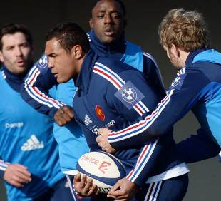 France's Thierry Dusautoir in training, Marcoussis, France, February 18, 2013