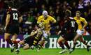 Wasps flanker James Haskell takes on the Edinburgh defence