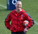 England head coach Stuart Lancaster in relaxed mood