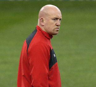 Shaun Edwards oversees Wales' training ahead of their clash with England, Millennium Stadium, Cardiff, Wales, March 15, 2013